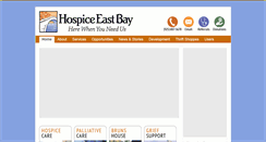 Desktop Screenshot of hospiceeastbay.org